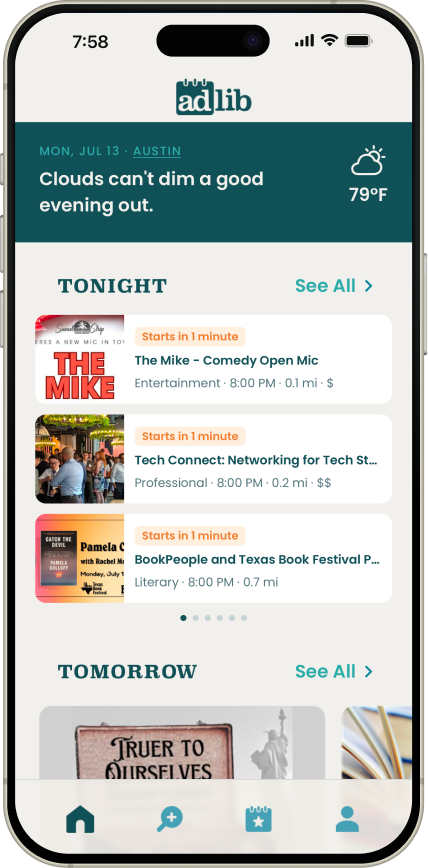 AdLib app screenshot